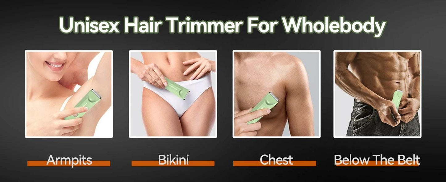 MAXGROOM Body Hair Trimmer Shaver for Men Ball Trimmer for Groin Pubic Replaceable Ceramic Blade Electric IXP7Waterproof Clipper - Empire P.E
