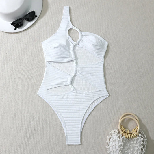 Solid Color New Braided Rope One-piece