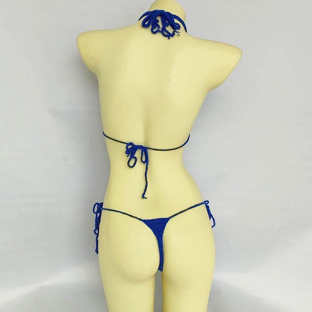Women Micro Bikini Cotton Thong Swimsuit 2024 Beach Spa Sexy Bikini Set Swimming Suit - Empire P.E