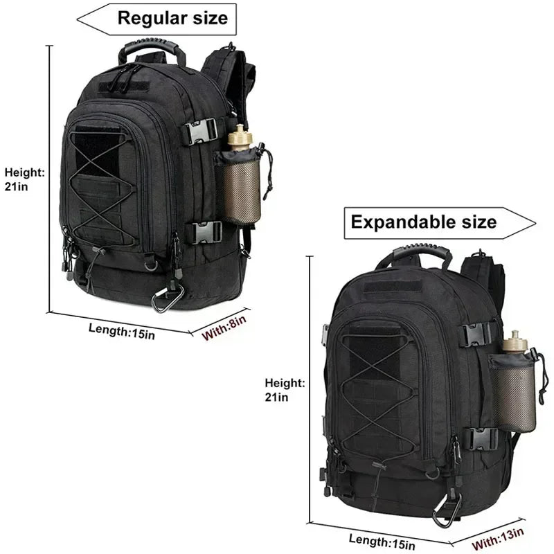 60L Military Tactical Backpack Army Molle Assault Rucksack - Empire P.E