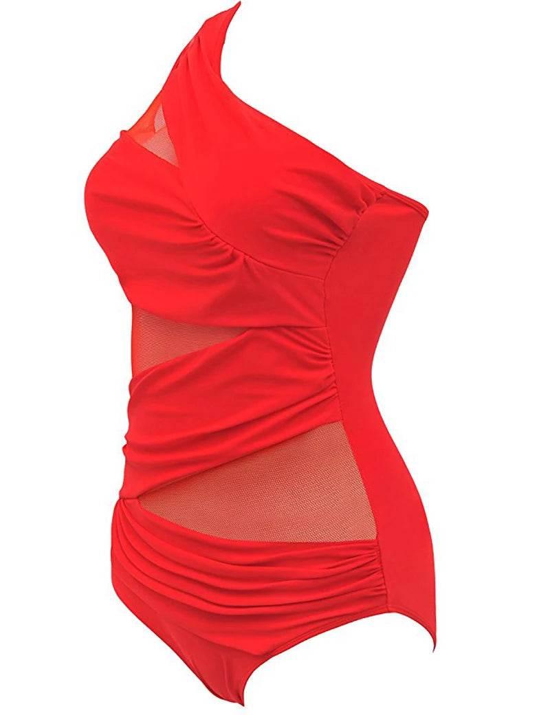 Sexy Swimsuit Women Top Plus Size Swimwear 3XL 4XL Push Up Bathing Suit Ladies Monokini Swimming Suit - Empire P.E
