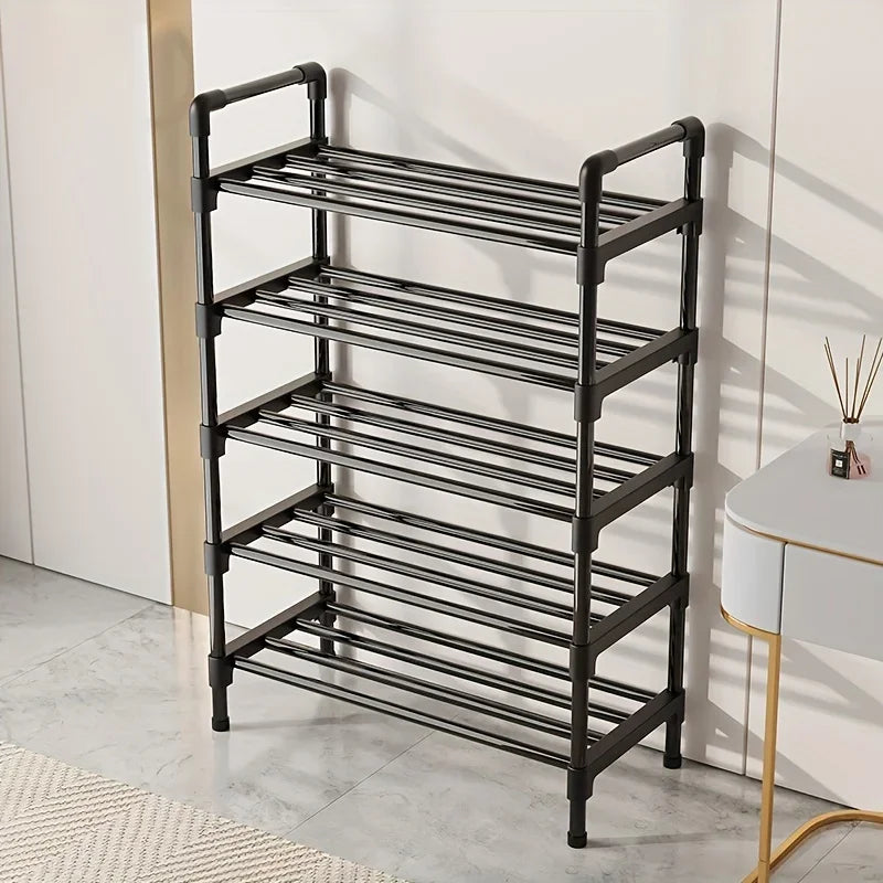 Multi-Tier Metal Shoe Rack Stackable Organizer
