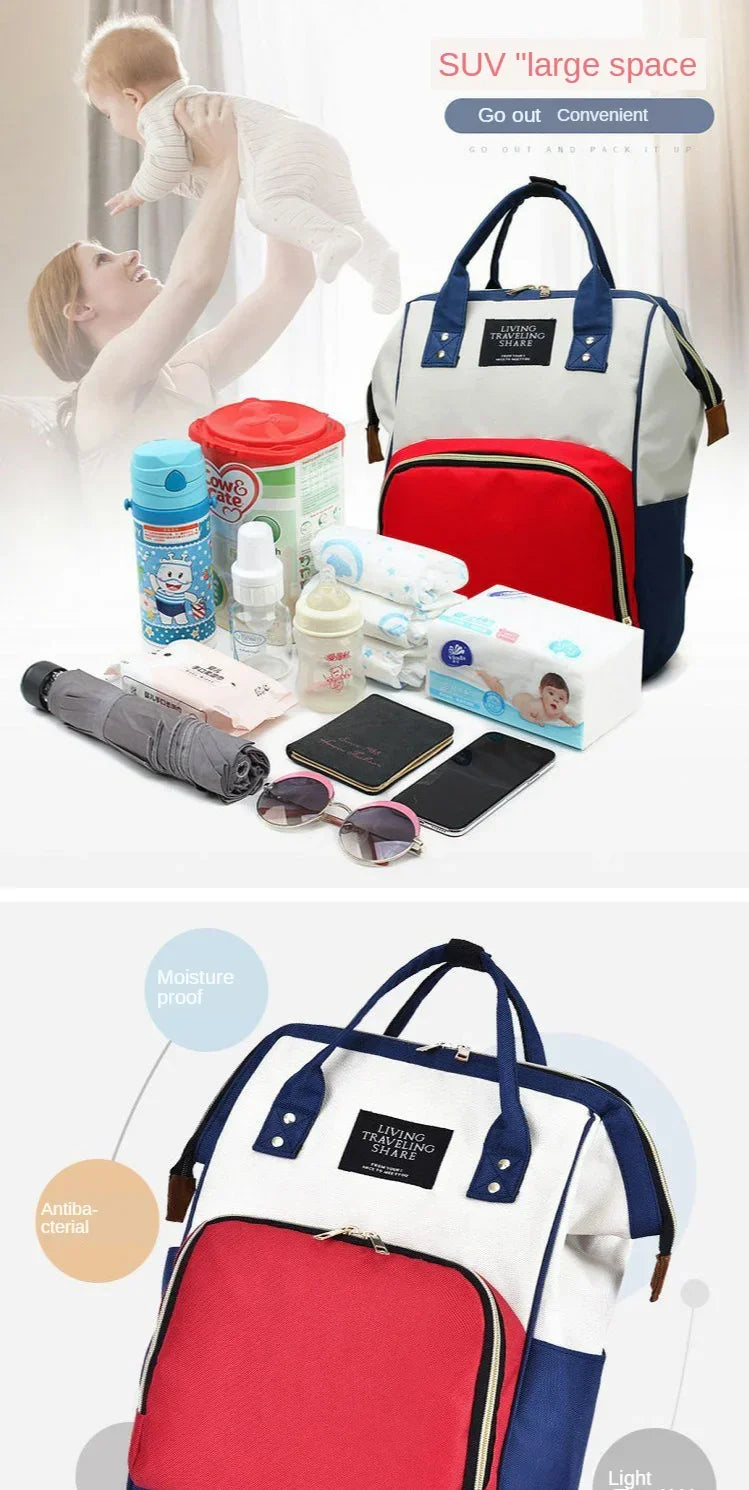 Diaper Bag Backpack Large Capacity Bag - Empire P.E