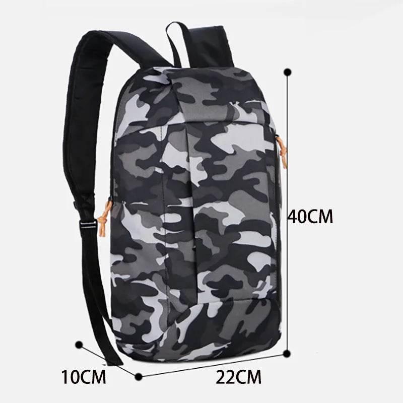 Outdoor Sports Light Weight 10L Waterproof Backpack Travel Hiking Bag Zipper Adjustable Belt Camping Knapsack Men Women Child - Empire P.E