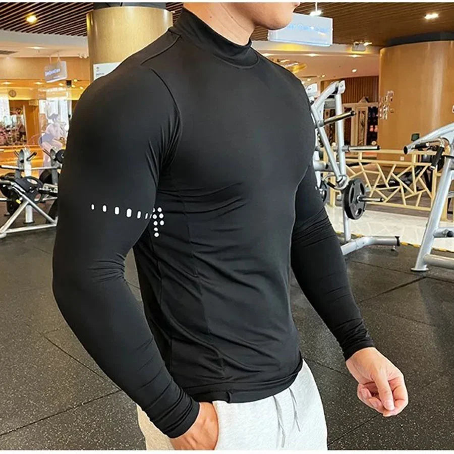 Men's Long Sleeve Compression Shirt - Empire P.E