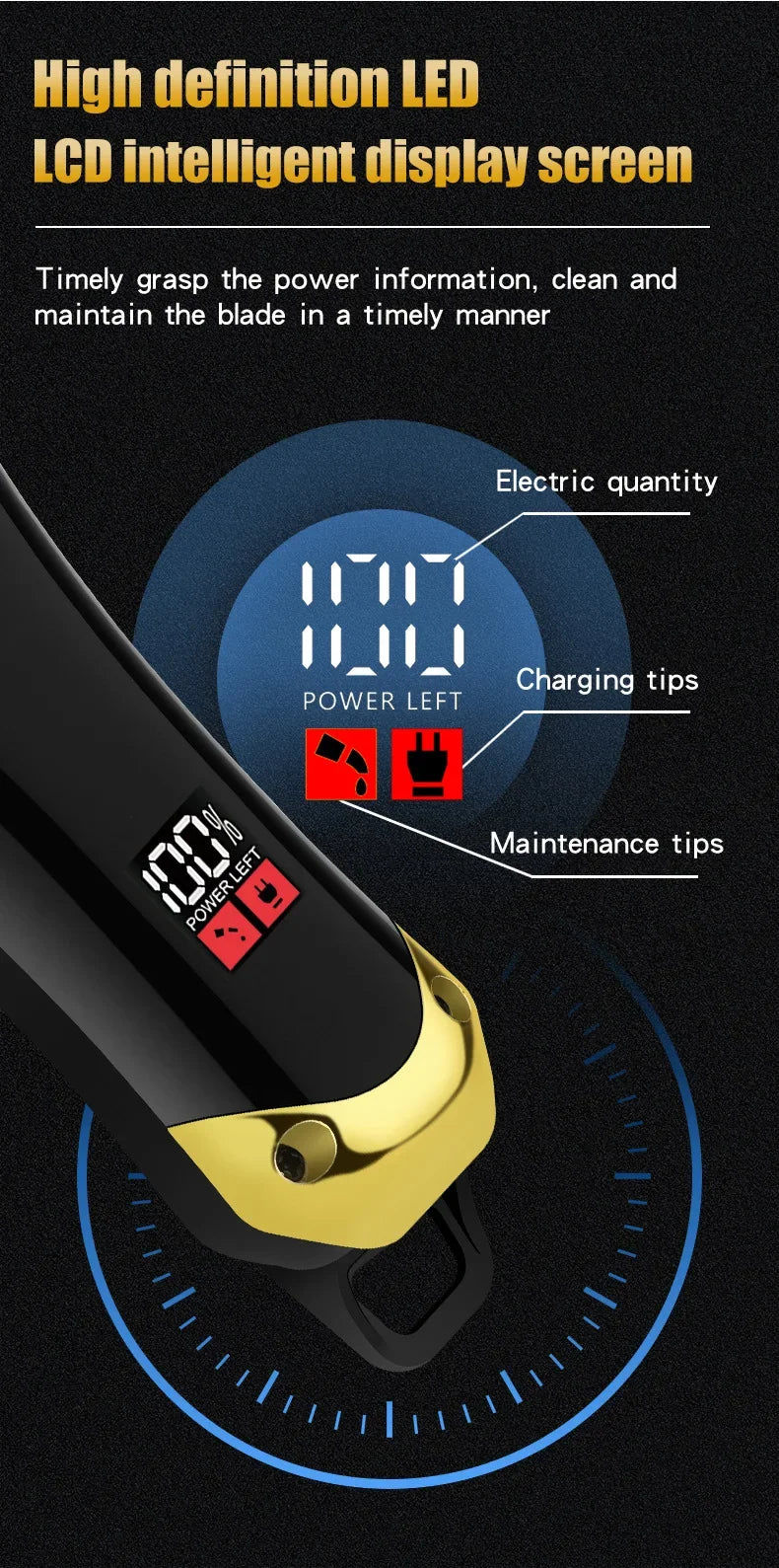 USB Rechargeable Hair Clippers for Men - Empire P.E