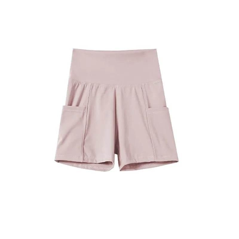 Women Sports Short Yoga Shorts High Waist Breathable Soft Fitness Tight Women Yoga Legging Shorts Cycling Athletic Gym Shorts - Empire P.E