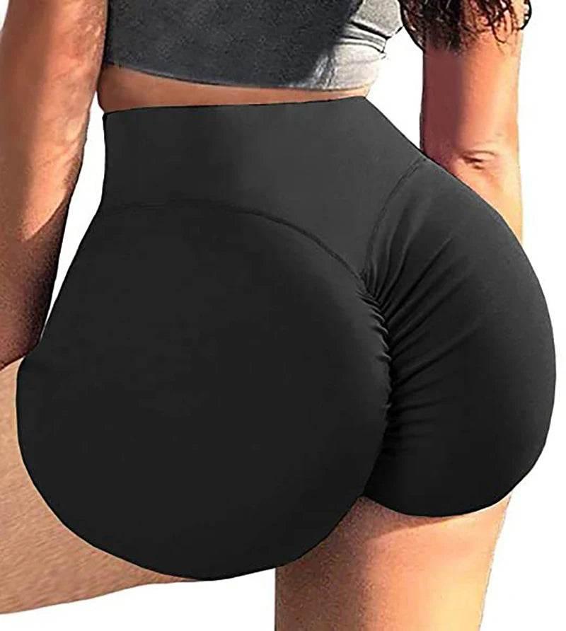 Women Yoga Shorts High Waist Workout Shorts Fitness Yoga Lift Butt Fitness Ladies Yoga Gym Running Short Pants Sportswear - Empire P.E