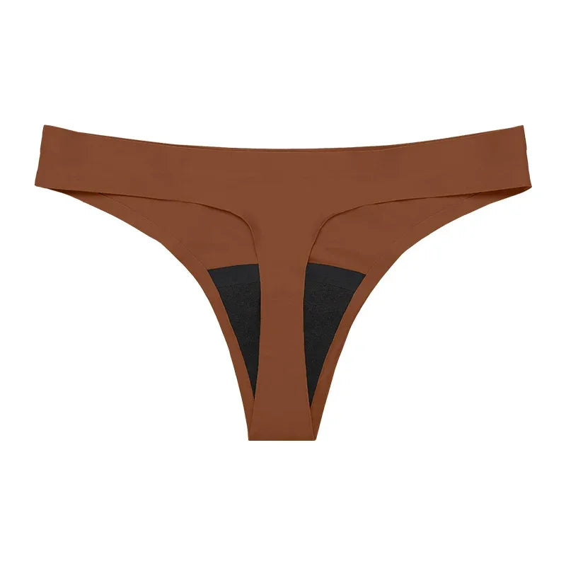 New Design Seamless Low Waist Leak Proof 4 Layer Menstrual Thong - Empire P.E