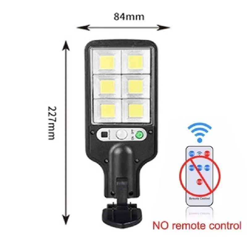 Solar Street Lights Outdoor 4500W Solar Lamp With 3 Light Mode Waterproof PIR Motion Sensor