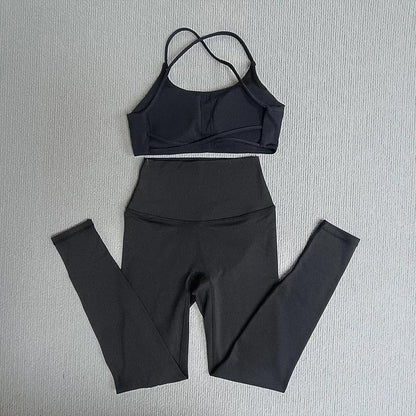 Yoga Clothes Set 2 Pcs Gym Tights Sports Set - Empire P.E
