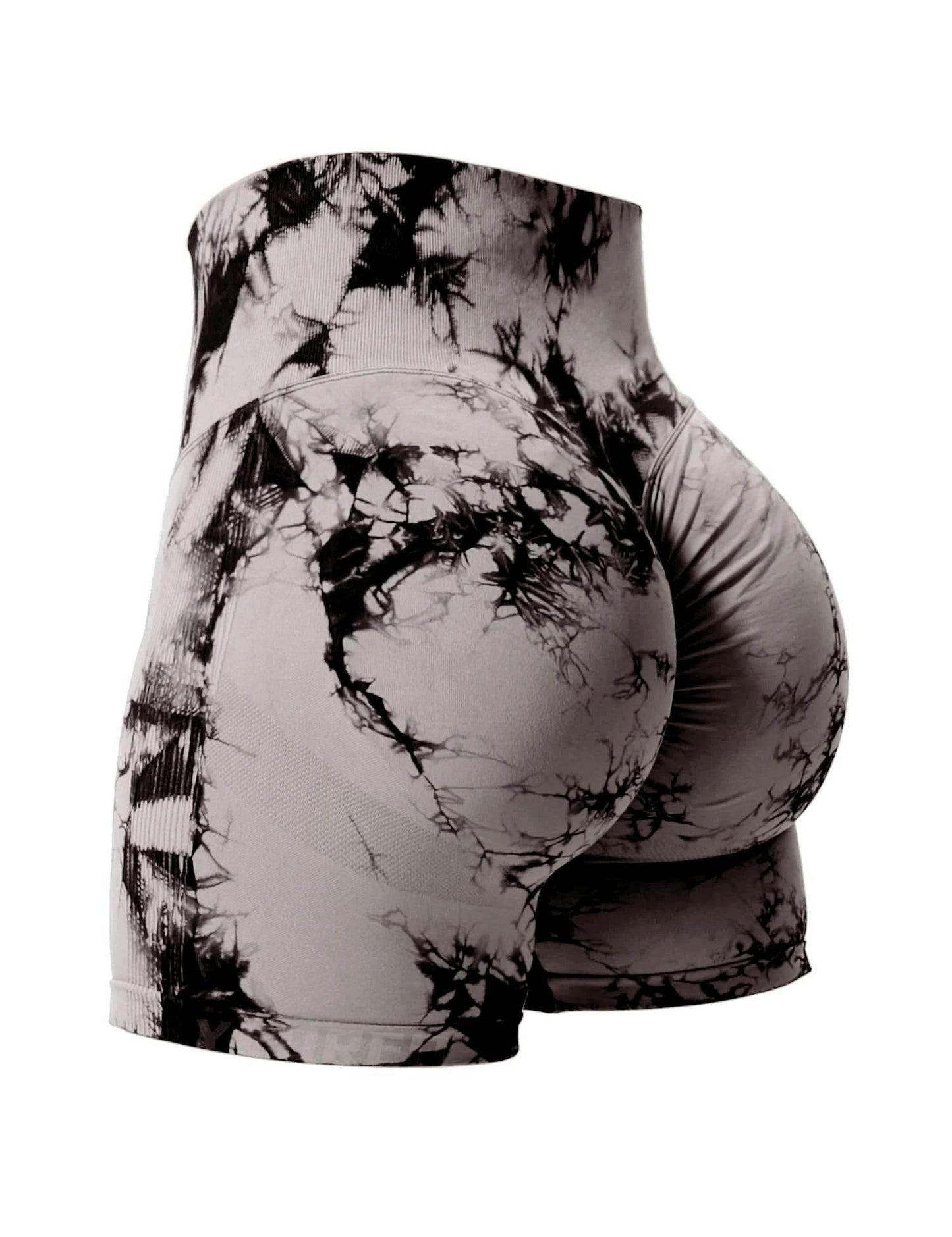 High Waist Tie Dye Butt Lifting Summer Shorts - Empire P.E