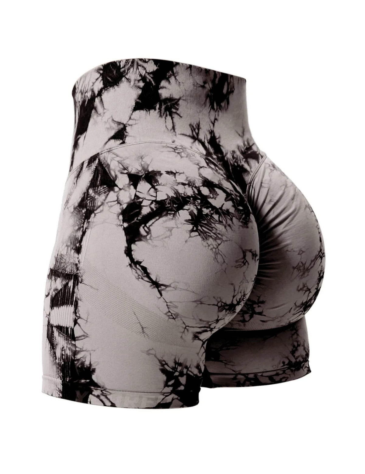 High Waist Tie Dye Butt Lifting Summer Shorts - Empire P.E