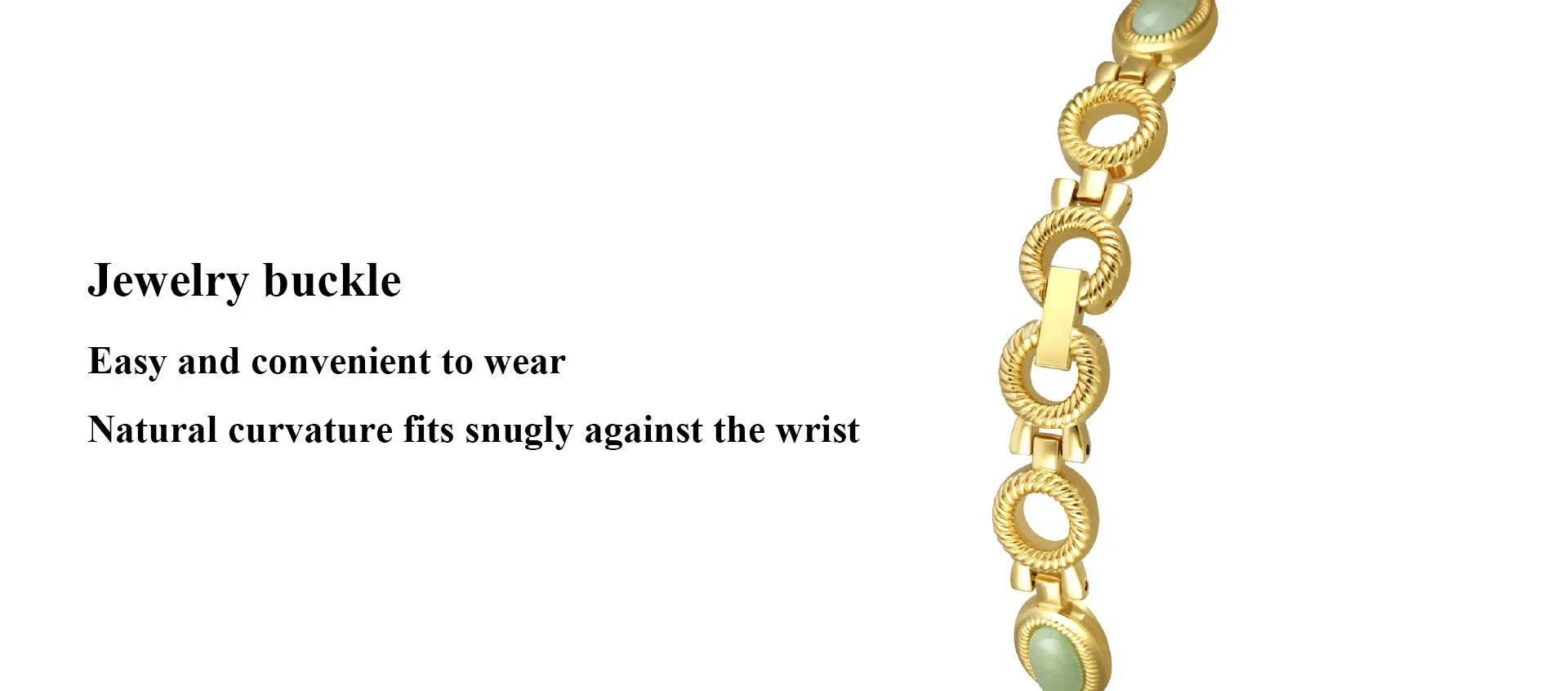 UTHAI Women's Watch Ladies Bracelet Luxury Brand Waterproof Retro Natural Dongling Stone Hotan Jade Advanced Chain Watches Gift - Empire P.E