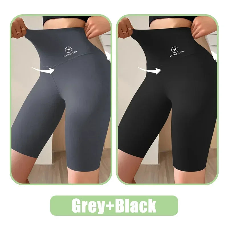Seamless Women Sports Shorts High Waist Fitness Jogging Body Shaping Boxers Push Up Scrunch Butt Biker Slim Underwear - Empire P.E