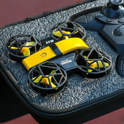 Dowellin D12 Drone Mini Remote Control Aircraft New Children's Toy HD Dual Camera Fixed Height RC Quadcopter Starter Gifts - Empire P.E