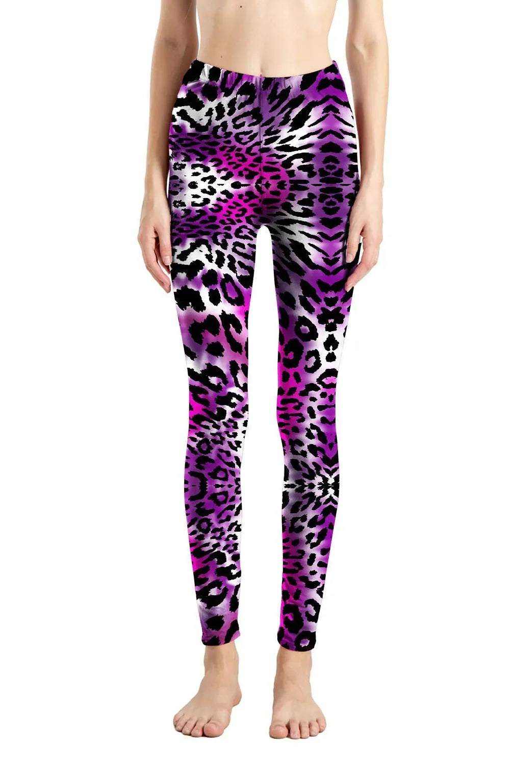 Leopard Leggings Printed High Waist - Empire P.E
