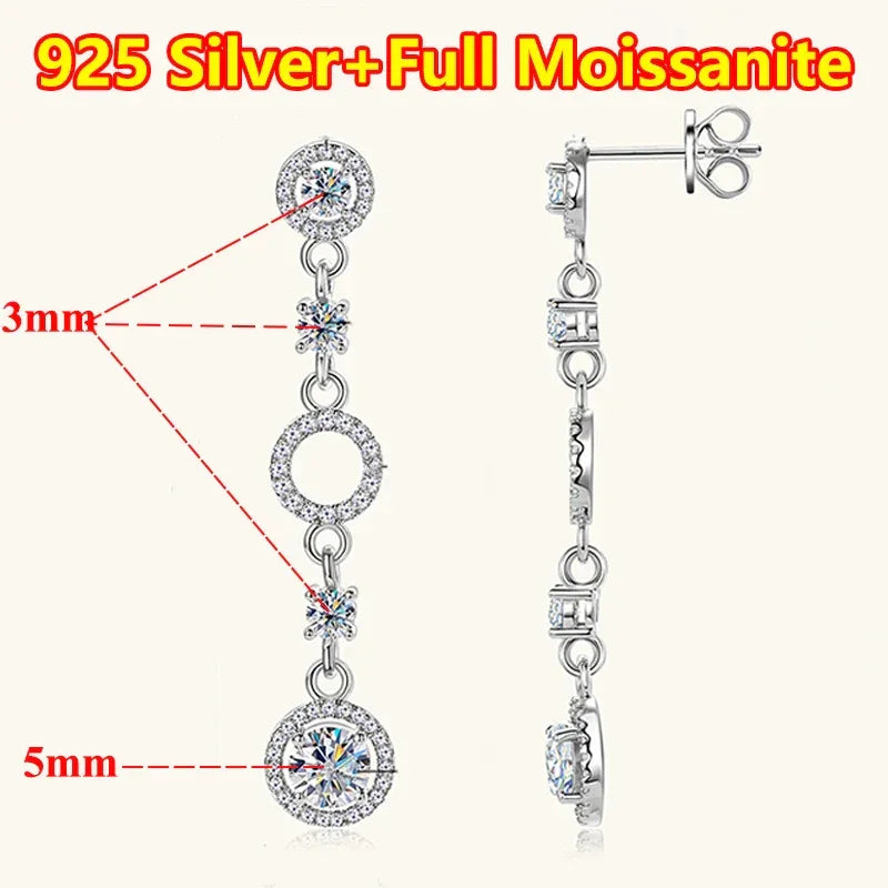 Moissanite Stud Earrings for Women - Empire P.E