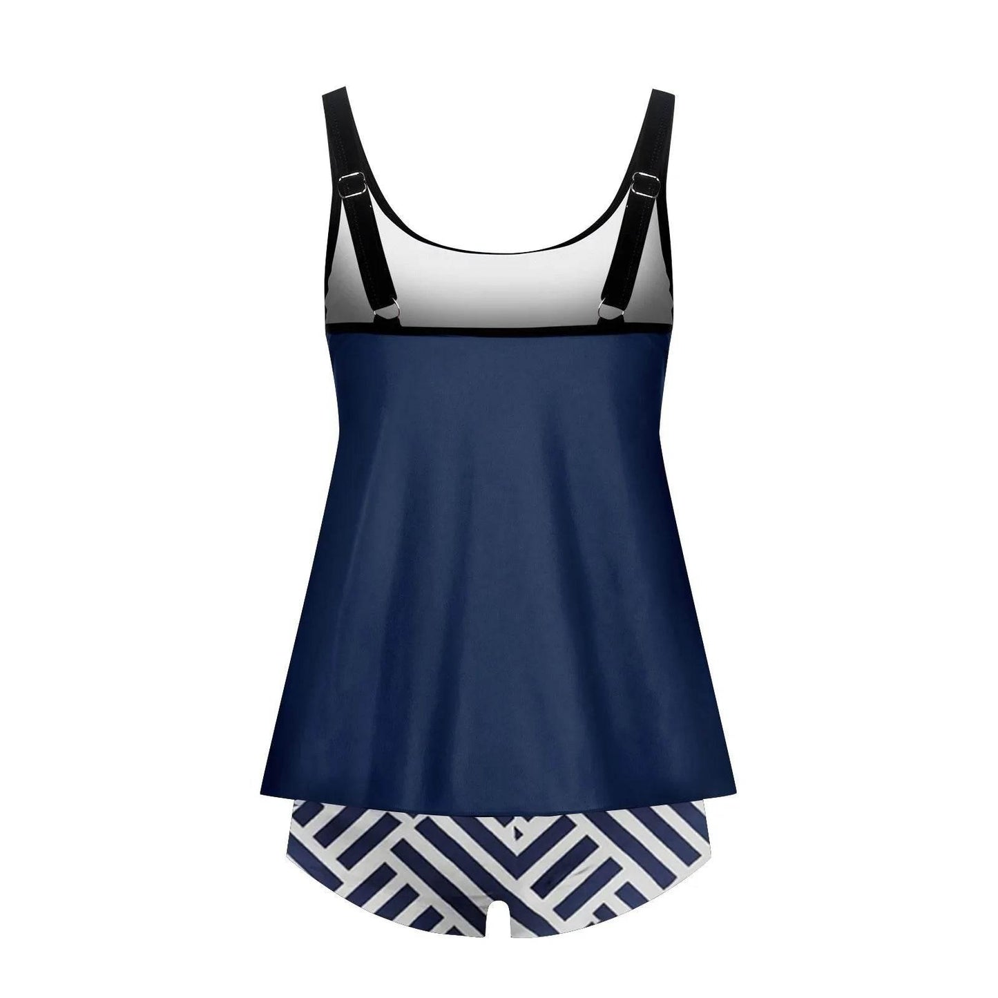 2024 Personality Popular Women's Swimsuit Sexy Printed Vest Shorts Swimsuit Two-Piece Set Soft And Comfortable Swimwear - Empire P.E