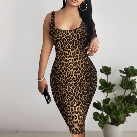 Leopard Print Dress for Women - Empire P.E