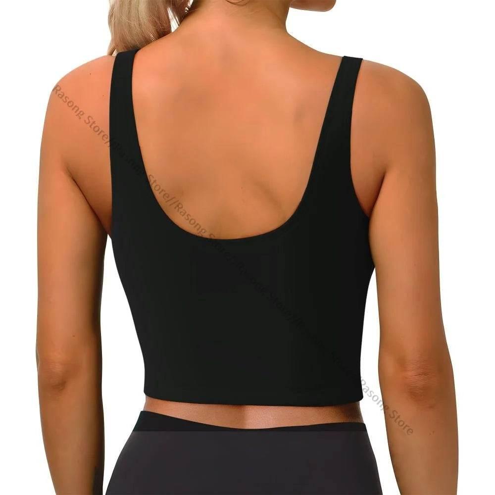 Sports Bra Women Running Yoga Clothes Vest Jamaica Kingdom Flag Gathering Fitness Vest - Empire P.E