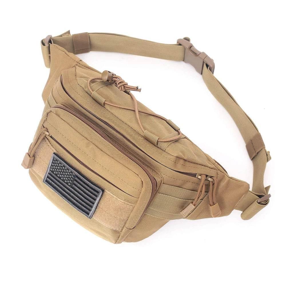 Outdoor Tactical Waist Bag 600D Nylon Oxford Outdoor EDC Fanny Pack Utility Waist Pouch Outdoor Bumbag Hunting Camping Hip Bags - Empire P.E