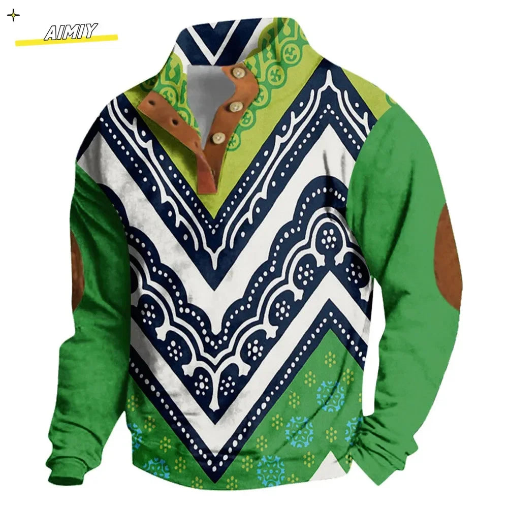Vintage Men's Hoodie Casual Jacket - Empire P.E