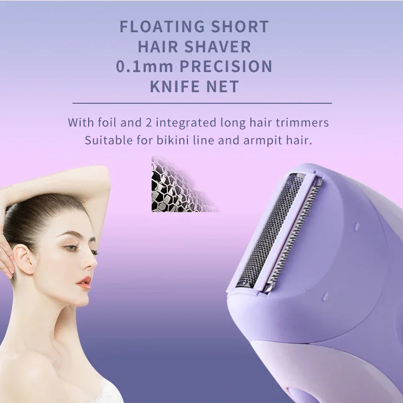 4in1 Women Epilator Electric Shaver Rechargeable - Empire P.E