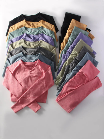 Women's 2 Piece Seamless Yoga Sportswear Set