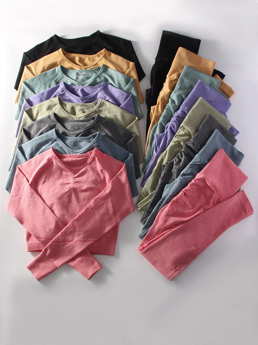 Women's 2 Piece Seamless Yoga Sportswear Set