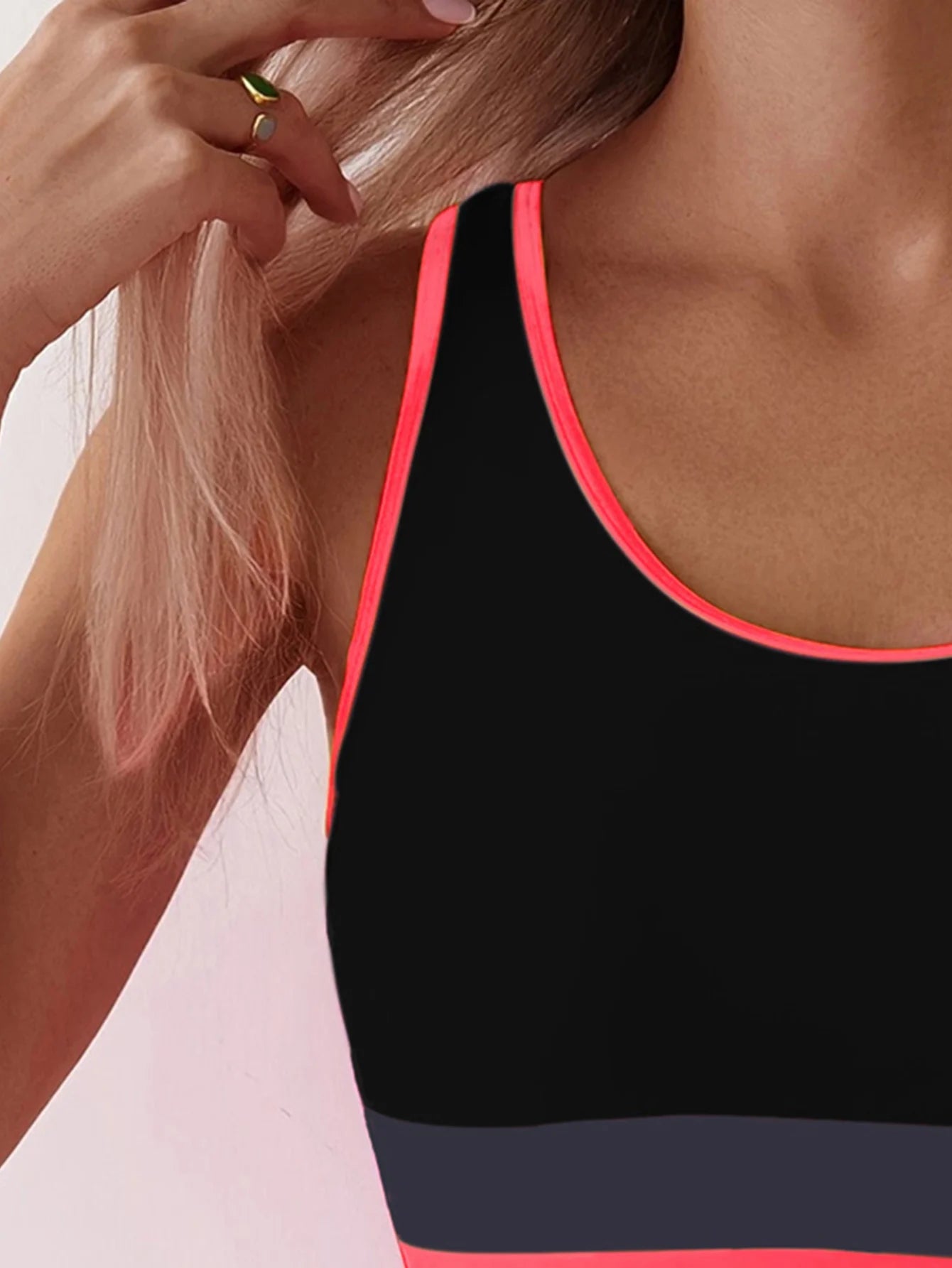 Women's Color Block Two Piece Swimsuit