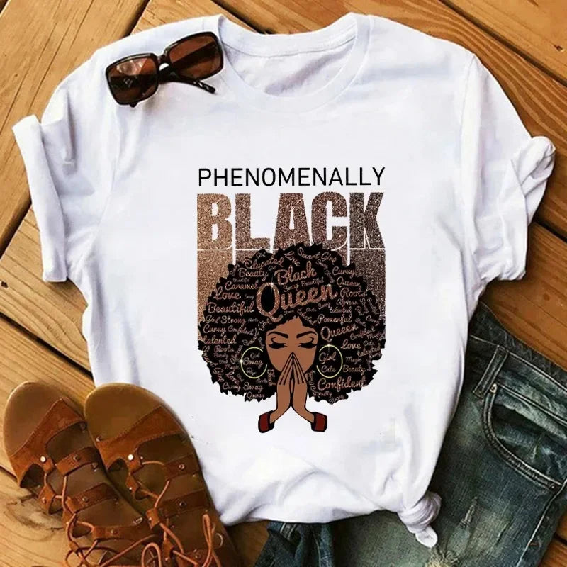 Black Girls Fashion Women T-Shirts - Empire P.E