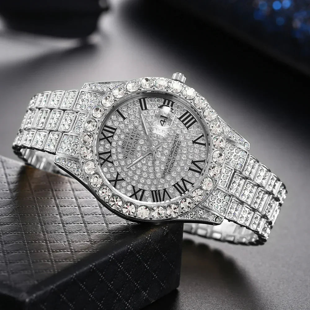 Hot Sale Diamond Bling Watch Men - Empire P.E