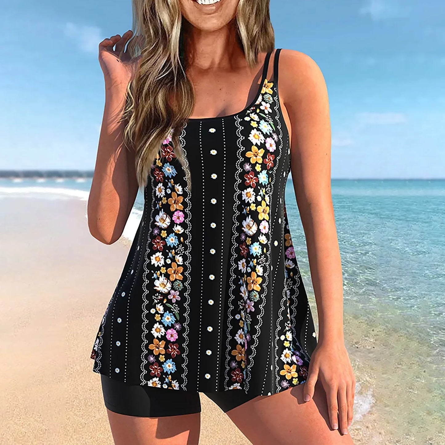 Women's 2024 Vintage Retro High Waist Swimsuit