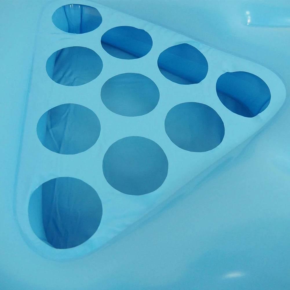 Swimming Pool Float Beer Pong Table Bar Tray Inflatable Cup Holder Swimming Pool Game Table Float Pool Games Pool Accessories - Empire P.E