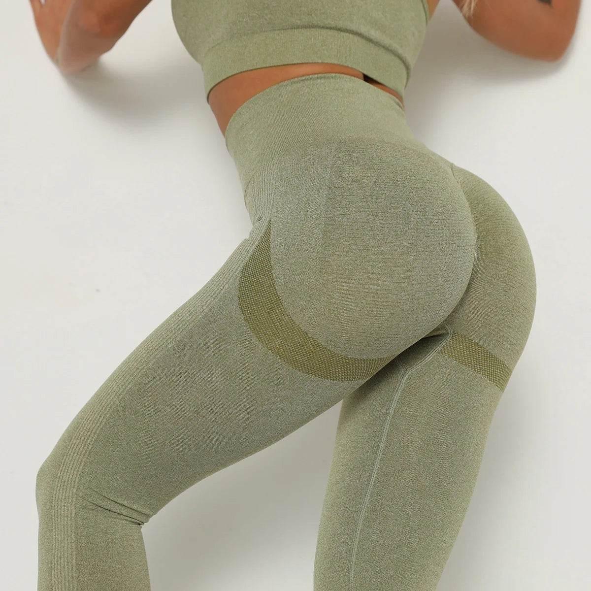 Women Yoga Leggings High Waist Exercise Sports Trousers Running Fitness Gym Leggings Quick Dry Hip Lifting Femme Slim Pants - Empire P.E