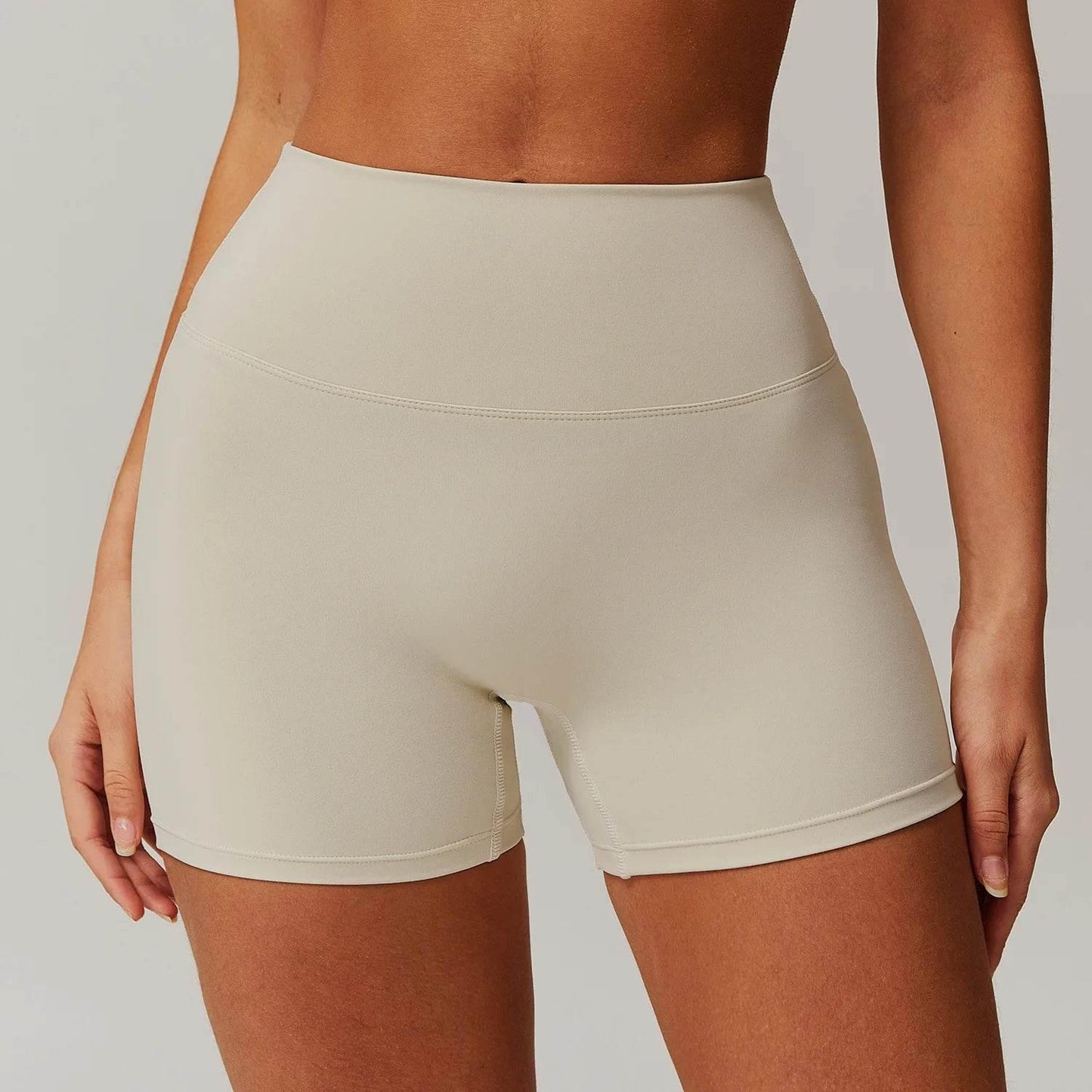 New Women Yoga Shorts High Waist Beautiful Buttocks Gym Sexy Feel V-shaped Shorts Sports Fitness Tights Push up Run Leggings - Empire P.E