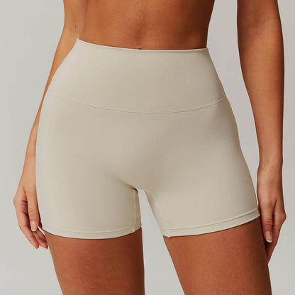 New Women Yoga Shorts High Waist Beautiful Buttocks Gym Sexy Feel V-shaped Shorts Sports Fitness Tights Push up Run Leggings - Empire P.E