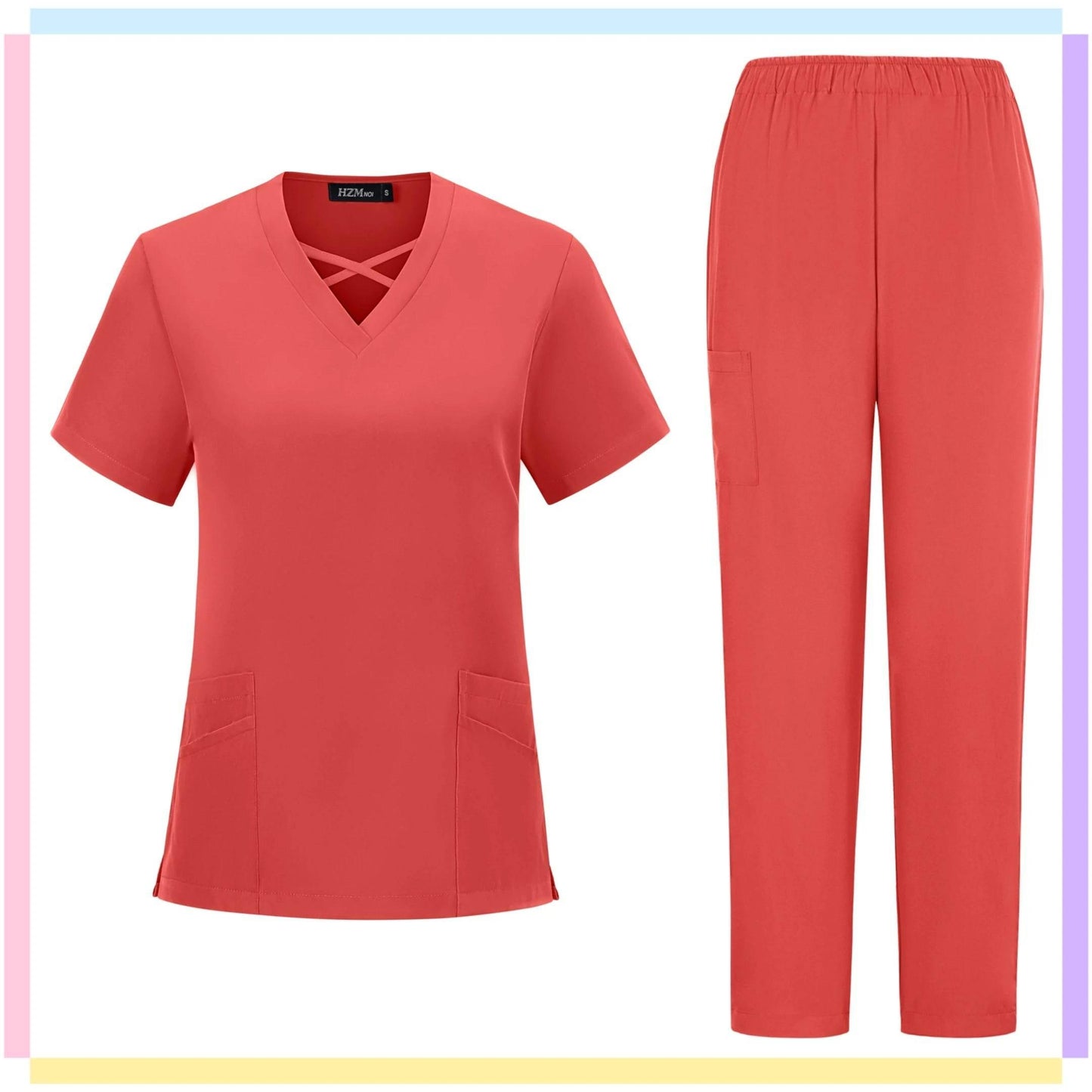 Hot Sale Anti Wrinkle Washable Soft Nurse Scrubs Hospital Medical Scrubs Women Nursing Top Jogger Scrubs Uniforms Sets Work Wear - Empire P.E