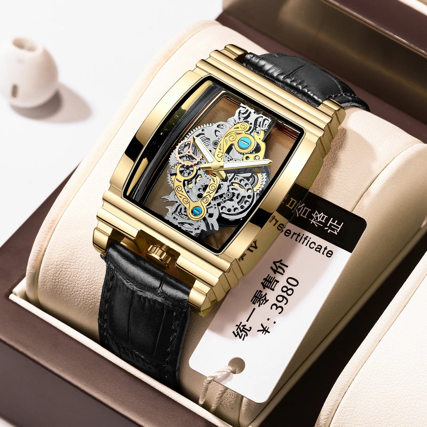 2024 Transparent Full Hollow Metal Leather Watches