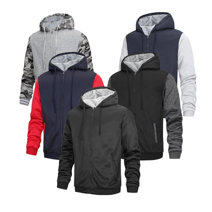 New Men's Lamb Fleece Thickened Warm Jacket - Empire P.E