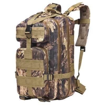 Men's Classic Tactical Backpack Travel Sports Camouflage Bag Outdoor Climbing Hunting Backpack Fishing Hiking Nylon 3P Pack Bag - Empire P.E
