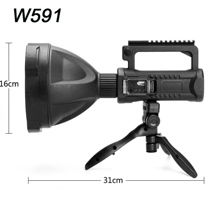 Rechargeable  Outdoor High Power Lighting Flashlight