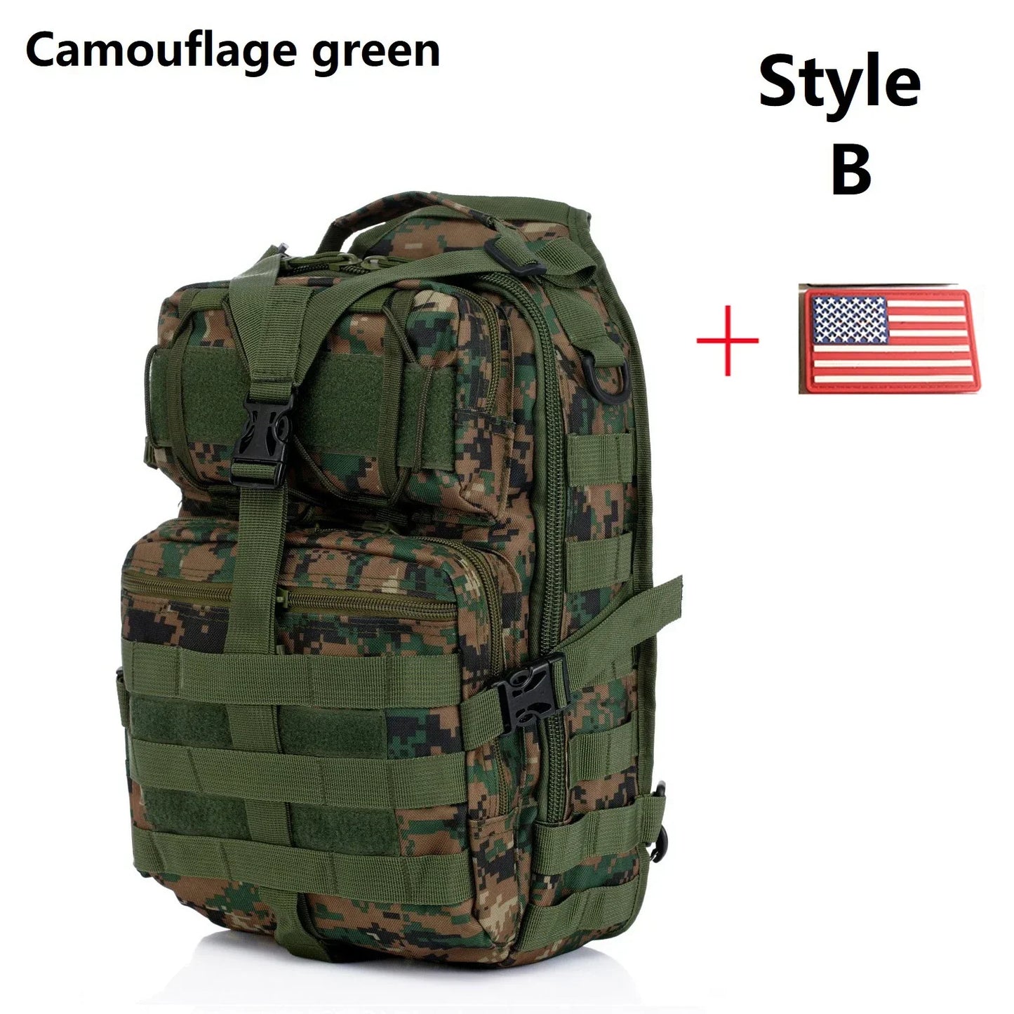 Tactical Assault Pack Sling Backpacks Waterproof Rucksack Bag - Empire P.E