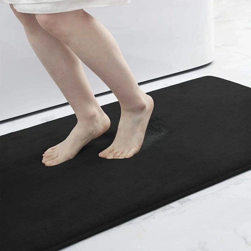 Homaxy Super Absorbent Bath Mat Memory Foam Carpet Non-Slip Toilet Bathroom Rug - Empire P.E