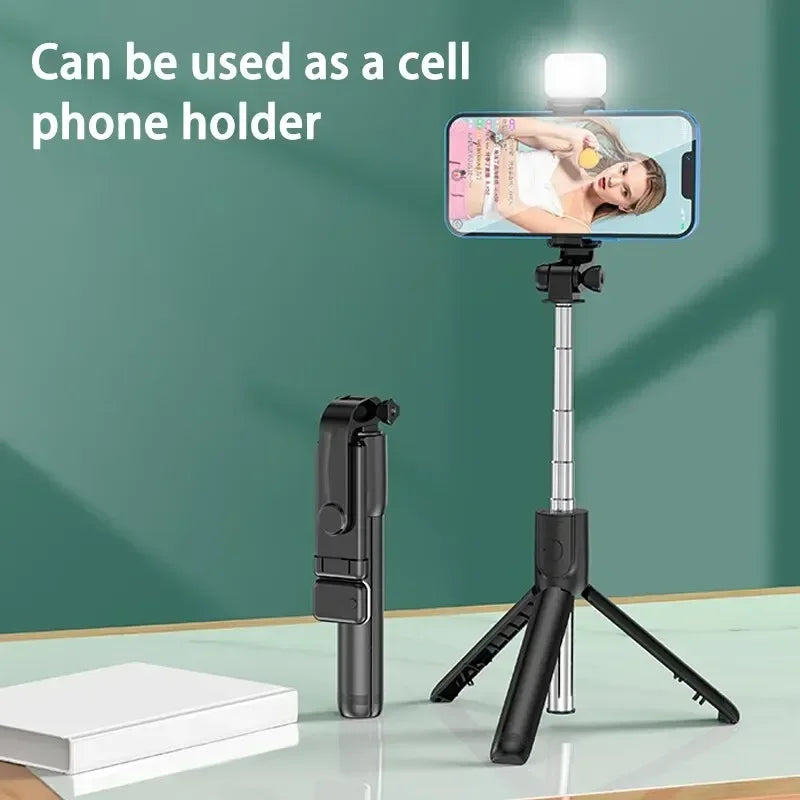 Selfie Stick Telescopic Travel Handheld Tripod Phone Stand