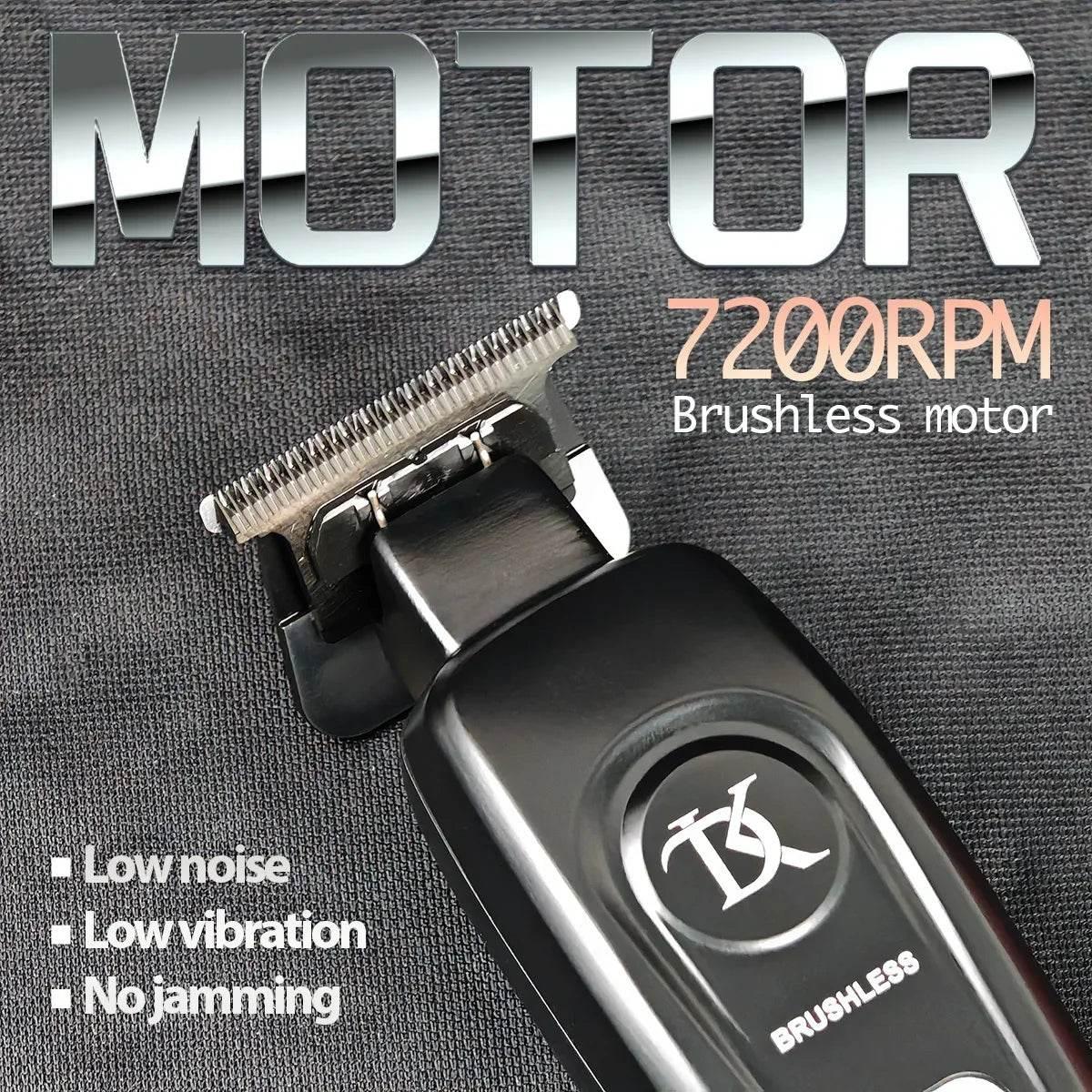 New Professional BRDCLIP BRD106 078 Hair Clipper 7500RPM 7200RPM Hair Salon Trimmer DLC Blade with Charging Base Barber for Men - Empire P.E
