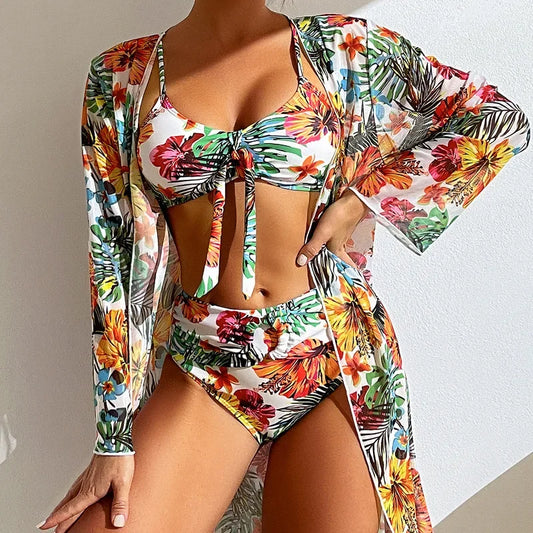 Women's Beach Bikinis Three Pieces Bikini Set - Empire P.E