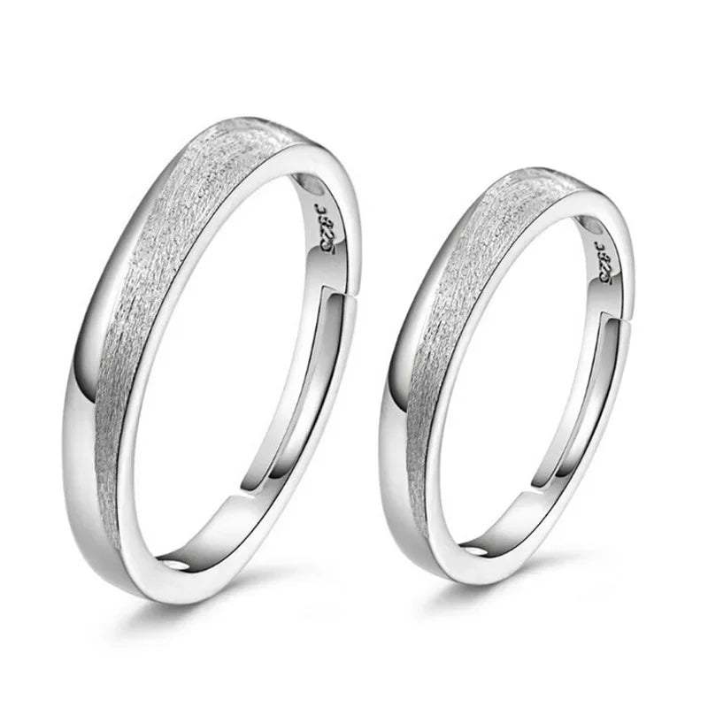 NEW 925 Sterling Silver Moissanite Diamond Couple Rings - Empire P.E