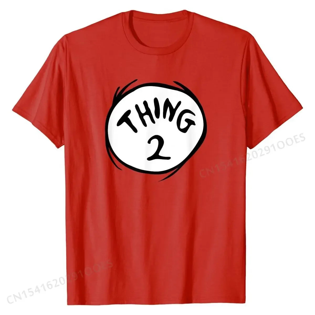 Thing 2 Emblem RED  T-Shirt